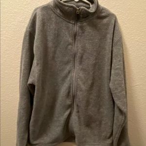 Boys Youth Medium 10/12 Elderado Grey Fleece Jacket.